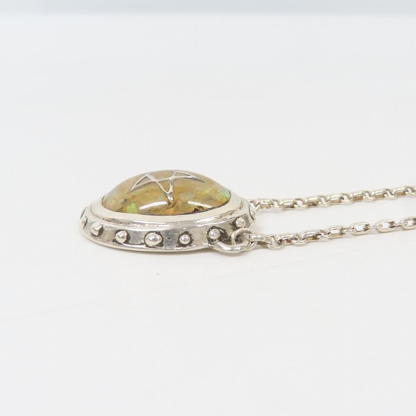 実際に弊社で買取させて頂いたALEX STREETER/アレックスストリーター エンジェルハートネックレス オパールファイアの画像 3枚目