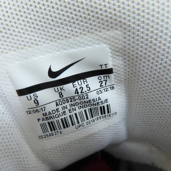 実際に弊社で買取させて頂いたNIKE×atmos/ナイキ×アトモス AIR MAX 95/エアマックス PRNT WE LOVE NIKE/プリント ウィー ラブ AQ0925-002/27の画像 5枚目