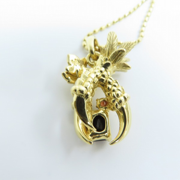 実際に弊社で買取させて頂いたBloodyMary/ブラッディマリー K18 グロウペンダント w/オニキスの画像 2枚目