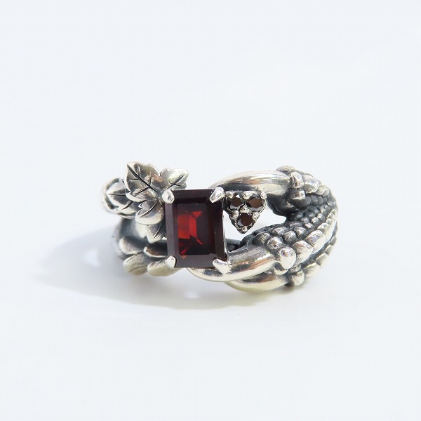 実際に弊社で買取させて頂いたBloody Mary/ブラッディマリー バルブリング ｗ/ガーネット/ブラックダイヤ 21号の画像 1枚目