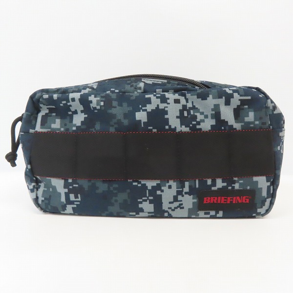 実際に弊社で買取させて頂いたBRIEFING/ブリーフィング 迷彩 カモ ポーチ セカンドバッグ