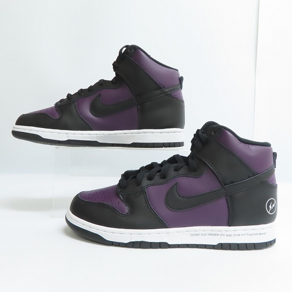 実際に弊社で買取させて頂いた【未使用】NIKE×FRAGMENT DESIGN/ナイキ×フラグメントデザイン DUNK HI/F ダンクハイ/F 北京 DJ0382-600/28の画像 3枚目