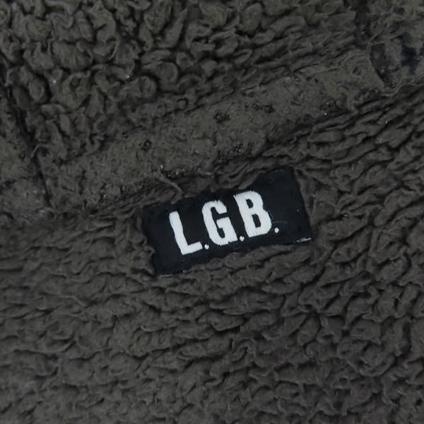 実際に弊社で買取させて頂いたLGB/ルグランブルー ディアスキン レザーパーカー/ジャケット 内ボア PARKA/STD/M BDYYW/2の画像 2枚目