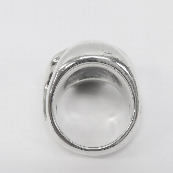 実際に弊社で買取させて頂いたTHIRTEEN DESIGNS/サーティーンデザインズ スカルリング 19号の画像 5枚目