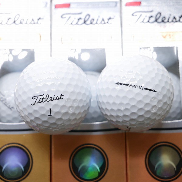 実際に弊社で買取させて頂いた(1)【未使用】Titleist/タイトリスト PRO V1 ゴルフボール 1ダースの画像 1枚目