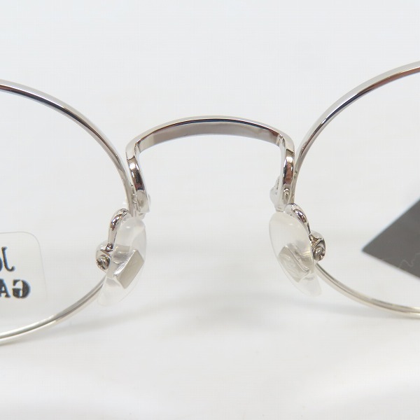 実際に弊社で買取させて頂いたJean Paul GAULTIER/ジャンポールゴルチエ メガネフレーム シルバー 55-6101の画像 4枚目