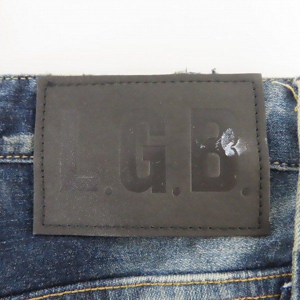 実際に弊社で買取させて頂いたLGB/ルグランブルー SARROUEL -B2D+BR+L サルエル パンツ 77709BL/26の画像 2枚目