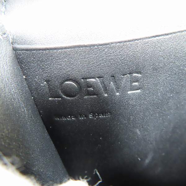 実際に弊社で買取させて頂いたLOEWE/ロエベ ネックポケット アイ ショルダーポーチの画像 4枚目