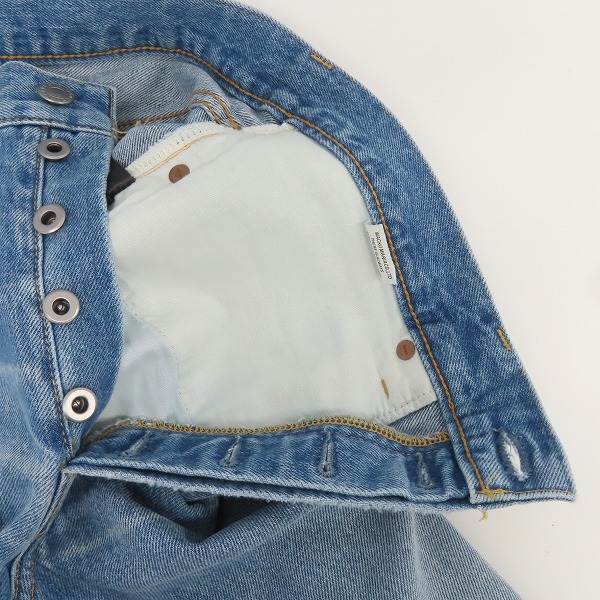 実際に弊社で買取させて頂いたMINEDENIM×WACKO MARIA/マインデニム×ワコマリア テーパードデニムパンツ MINEDENIM-WM-PT01/Mの画像 6枚目