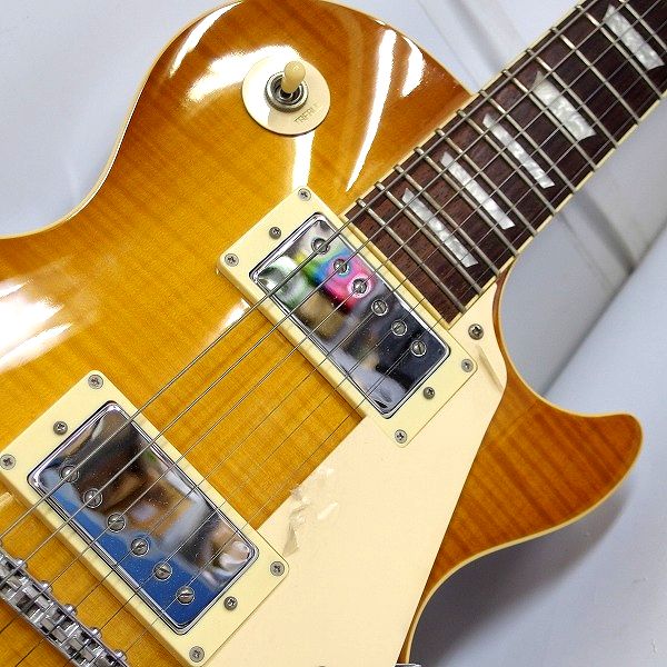 実際に弊社で買取させて頂いた★Bacchus/バッカス Hand Crafted Equipment レスポールスタンダードType ソフトケース付の画像 4枚目