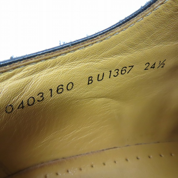 実際に弊社で買取させて頂いたBURBERRY/バーバリー レザーシューズ/24.5の画像 5枚目