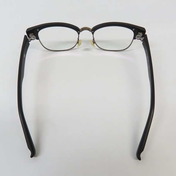 実際に弊社で買取させて頂いた999.9/フォーナインズ 度入り ミックスフレーム 眼鏡/メガネ/アイウェア M-17 9103 16Lの画像 3枚目