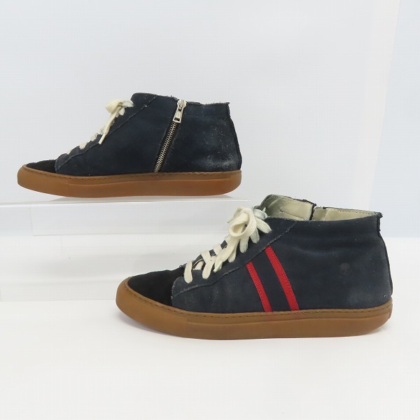 実際に弊社で買取させて頂いたHYDROGEN/ハイドロゲン ミドルカットスニーカー サイドジップ/40の画像 3枚目