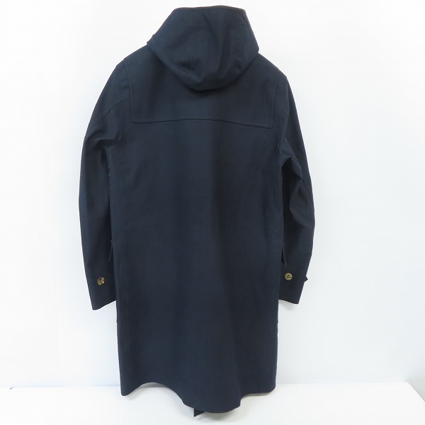 実際に弊社で買取させて頂いたMACKINTOSH × MARGARET HOWELL/マッキントッシュ × マーガレットハウエル イギリス製 ゴム引きダッフルコート Sの画像 1枚目