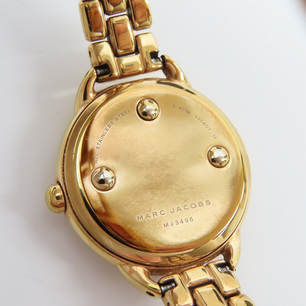 実際に弊社で買取させて頂いたMARC JACOBS/マークジェイコブス レディース腕時計 MJ3496【動作未確認】の画像 4枚目