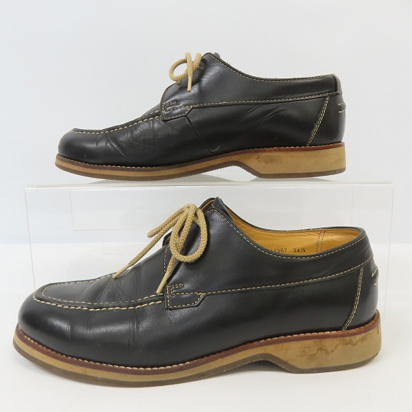 実際に弊社で買取させて頂いたBURBERRY/バーバリー レザーシューズ/24.5の画像 3枚目