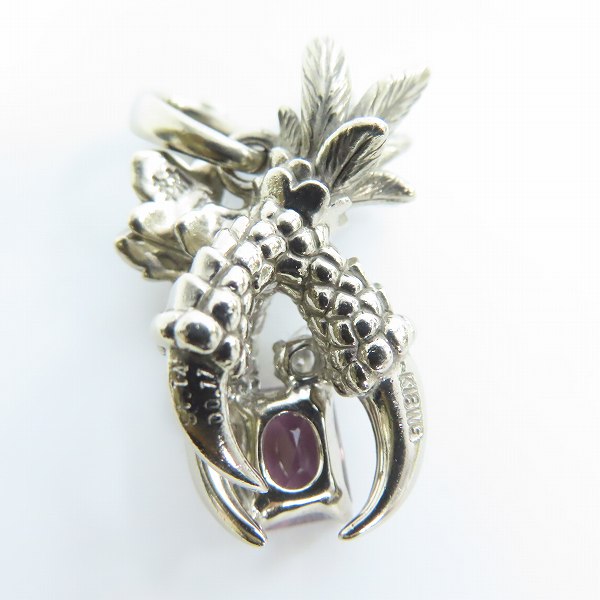 実際に弊社で買取させて頂いた【ギャラ付き】BloodyMary/ブラッディマリー K18ig グロウペンダント w/ピンクサファイアの画像 2枚目