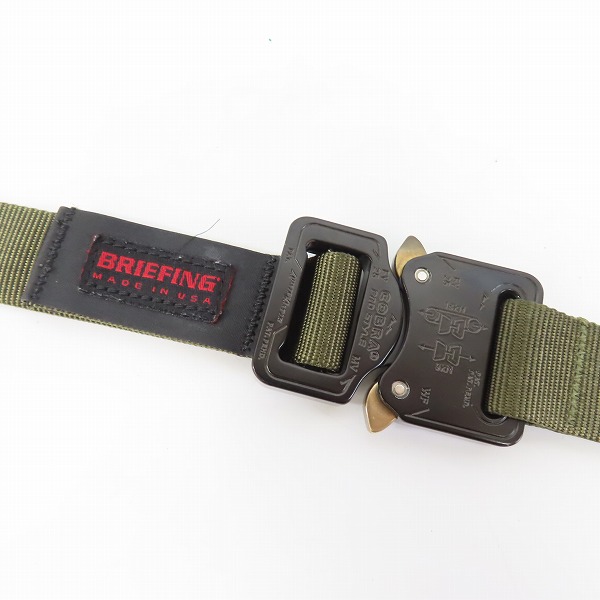 実際に弊社で買取させて頂いたBRIEFING/ブリーフィング COBRA(R) BUCKLE BELT コブラバックルベルト BRA221G04の画像 1枚目