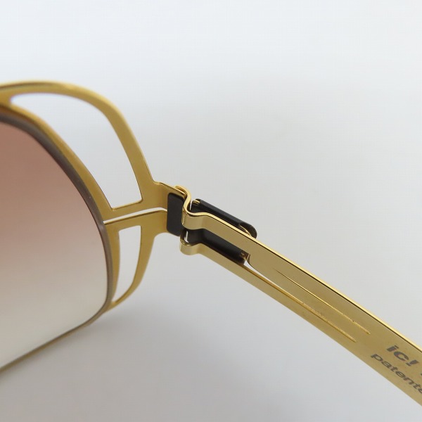 実際に弊社で買取させて頂いたic! berlin/アイシーベルリン manolya メタル サングラス/アイウェアの画像 5枚目