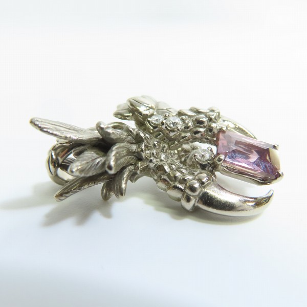 実際に弊社で買取させて頂いた【ギャラ付き】BloodyMary/ブラッディマリー K18ig グロウペンダント w/ピンクサファイアの画像 4枚目