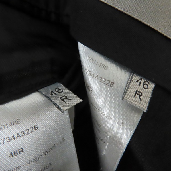 実際に弊社で買取させて頂いたDIOR HOMME/ディオールオム 2B スーツ セットアップ 533C734A3226/46Rの画像 3枚目