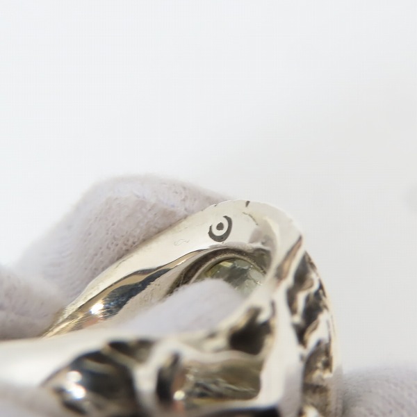 実際に弊社で買取させて頂いたALEX STREETER/アレックスストリーター エンジェルハートリング クラッククリア /18.5号の画像 6枚目