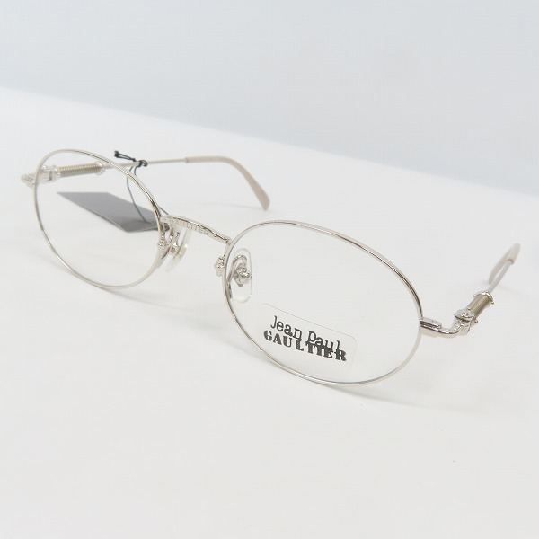 実際に弊社で買取させて頂いたJean Paul GAULTIER/ジャンポールゴルチエ メガネフレーム シルバー 55-6101