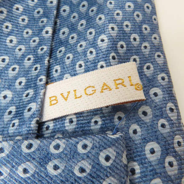 実際に弊社で買取させて頂いたBVLGARI/ブルガリ 総柄 ネクタイ の画像 2枚目