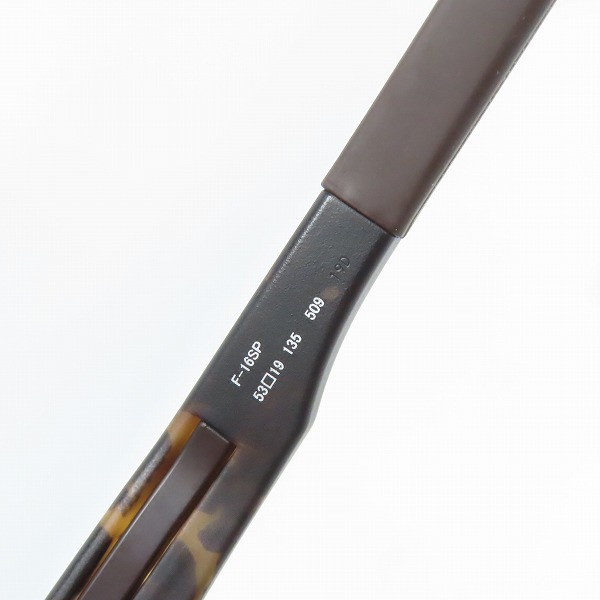 実際に弊社で買取させて頂いた999.9/フォーナインズ feelsun 度入り 眼鏡/メガネフレーム F-16SPの画像 5枚目