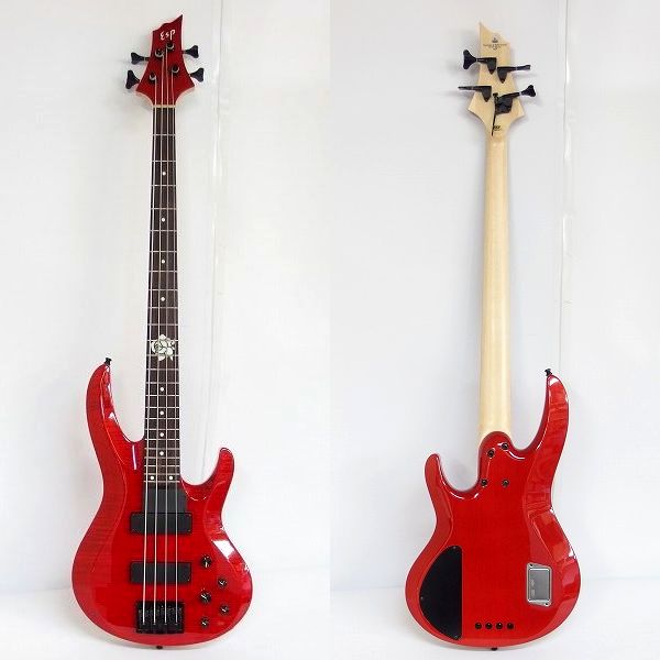 実際に弊社で買取させて頂いた★【美品】ESP/イーエスピー BTL Roselia LISA Ⅱ Lisa Imai Signature Model/今井リサ エレキ4弦ベース ギグケース付の画像 2枚目