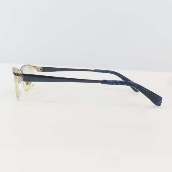 実際に弊社で買取させて頂いたDunhill/ダンヒル ハーフリム アイウエア 度入り/メガネフレーム 513の画像 2枚目