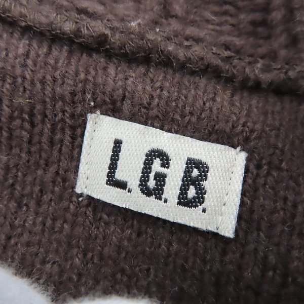 実際に弊社で買取させて頂いたLGB/ルグランブルー ZIP UP ニット ジップアップ ジャケット 24CRB/0の画像 2枚目