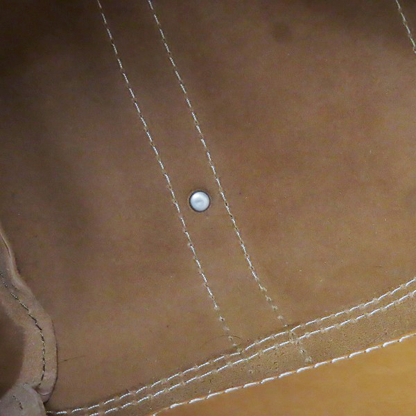 実際に弊社で買取させて頂いたHERZ/ヘルツ バケツ型 レザートートバッグ T-70の画像 7枚目