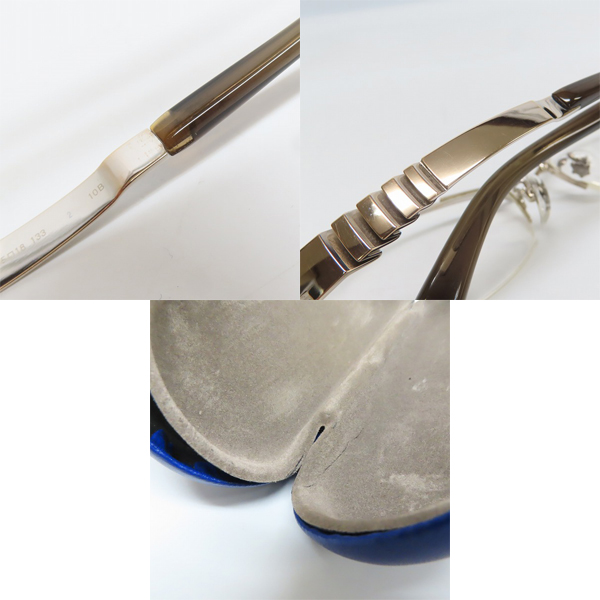 実際に弊社で買取させて頂いた999.9/フォーナインズ 度入り 眼鏡/メガネフレーム/アイウェア S-90Tの画像 7枚目