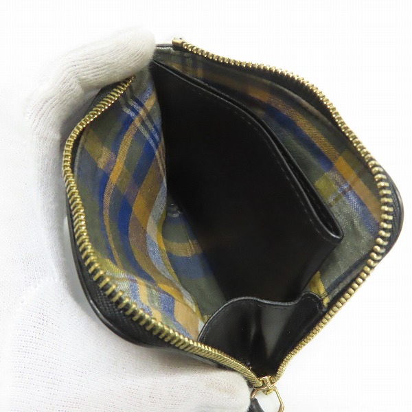 実際に弊社で買取させて頂いたMAISON KITSUNE/メゾンキツネ L字ファスナー コインケース 小銭入れの画像 3枚目