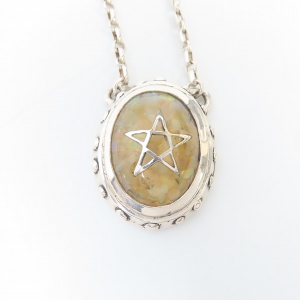 実際に弊社で買取させて頂いたALEX STREETER/アレックスストリーター エンジェルハートネックレス オパールファイアの画像 1枚目