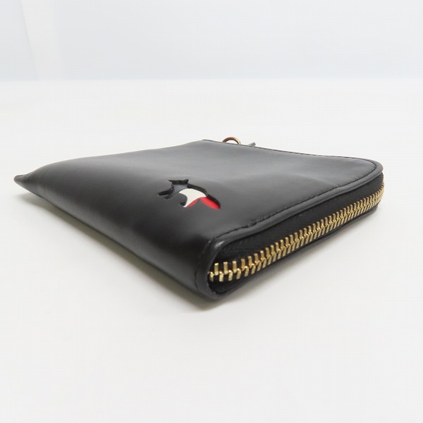 実際に弊社で買取させて頂いたMAISON KITSUNE/メゾンキツネ L字ファスナー コインケース 小銭入れの画像 2枚目