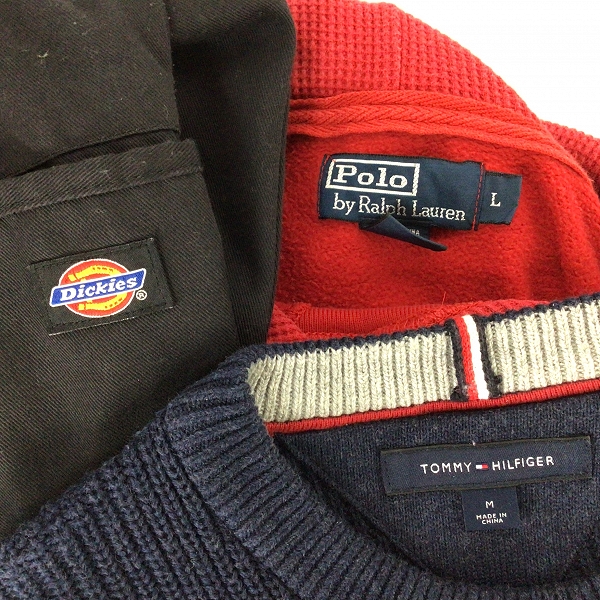 実際に弊社で買取させて頂いた【おまとめ品】TOMMY HILFIGER/POLO Ralph Lauren/ディッキーズ 等 パーカー/ニット/パンツ 他の画像 1枚目
