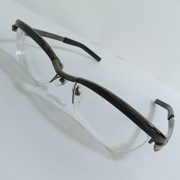 実際に弊社で買取させて頂いた999.9/フォーナインズ ハーフリム 度入り メガネフレーム/アイウェア M-24