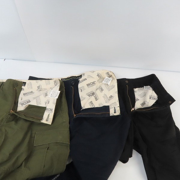 実際に弊社で買取させて頂いたBackChannel/バックチャンネル ワークパンツ/カーゴパンツ M 3点セットの画像 4枚目