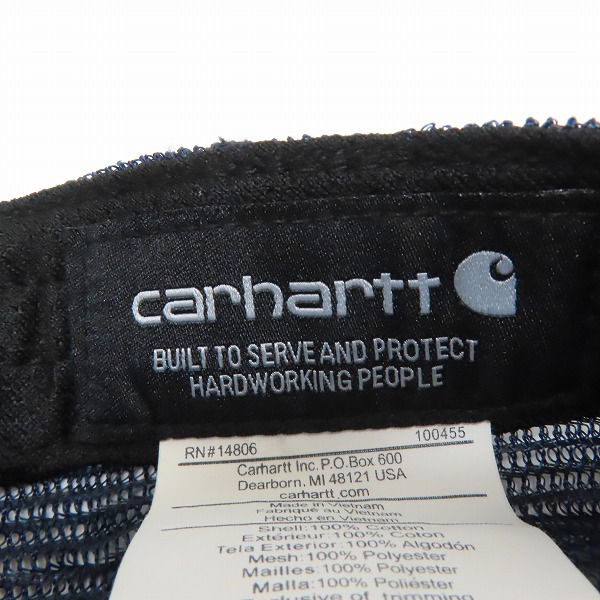 実際に弊社で買取させて頂いた(3)Carhartt/カーハート Canvas Mesh-Back Cap キャンバスメッシュバックキャップ AH0286-M/One Size Fits Allの画像 6枚目