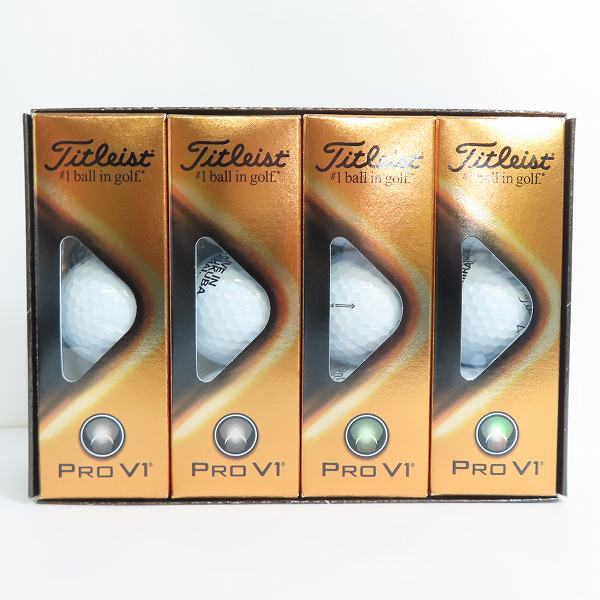実際に弊社で買取させて頂いた(8)【未使用/オウンネーム】Titleist/タイトリスト PRO V1 ゴルフボール 1ダース