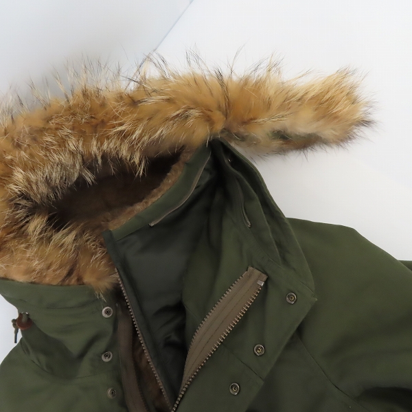 実際に弊社で買取させて頂いた【未使用】AMERICAN RAG CIE/アメリカンラグシー ファーライナー付 3WAYモッズコート AFN-M162-C0001/3の画像 8枚目