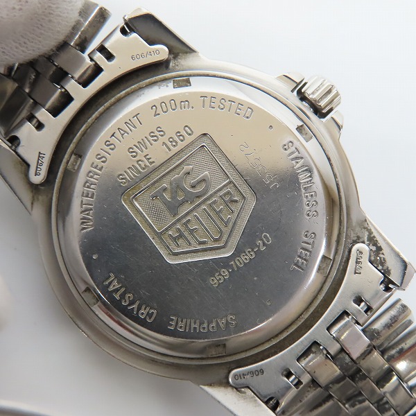 実際に弊社で買取させて頂いた【難有り】TAG HEUER/タグホイヤー professional200/プロフェッショナル200/959-706G-2 腕時計の画像 4枚目
