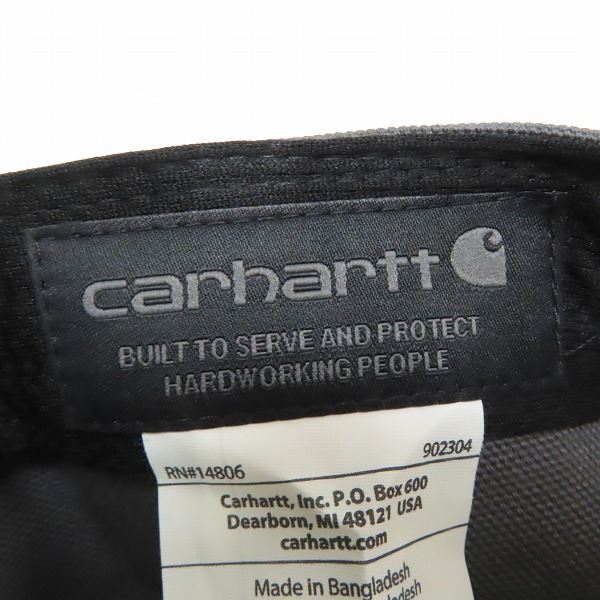 実際に弊社で買取させて頂いた(1)Carhartt/カーハート Firm Duck Flat Brim Cap ファームダック フラットブリム キャップ グレー AH1604-M/OSFAの画像 6枚目