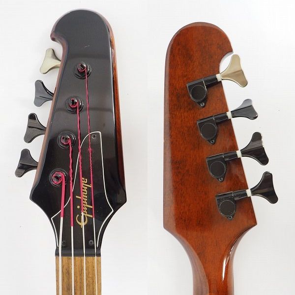 実際に弊社で買取させて頂いた★Epiphone/エピフォン Thunderbird IV/サンダーバード 4弦エレキベース  ソフトケース付の画像 2枚目