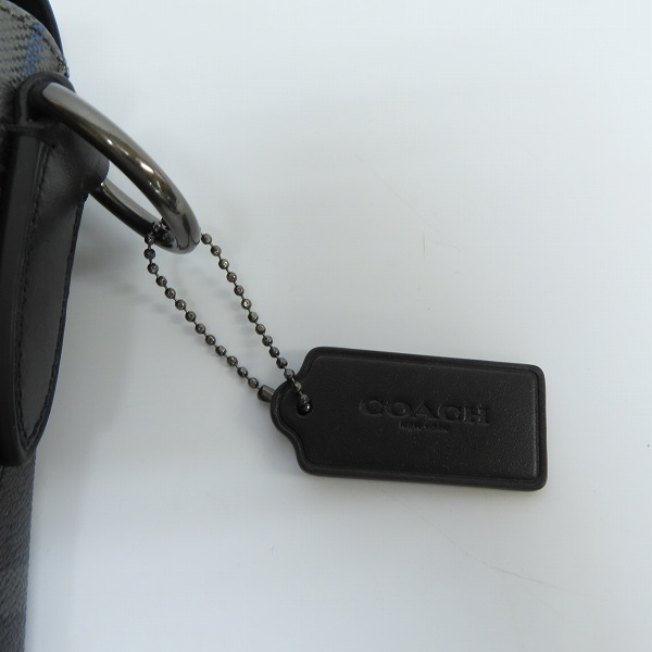 実際に弊社で買取させて頂いたCOACH/コーチ チェック柄 2way ビジネスバッグ/ショルダーバッグの画像 7枚目