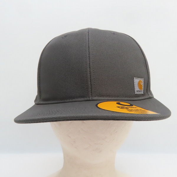 実際に弊社で買取させて頂いた(2)Carhartt/カーハート Firm Duck Flat Brim Cap ファームダック フラットブリム キャップ グレー AH1604-M/OSFAの画像 1枚目