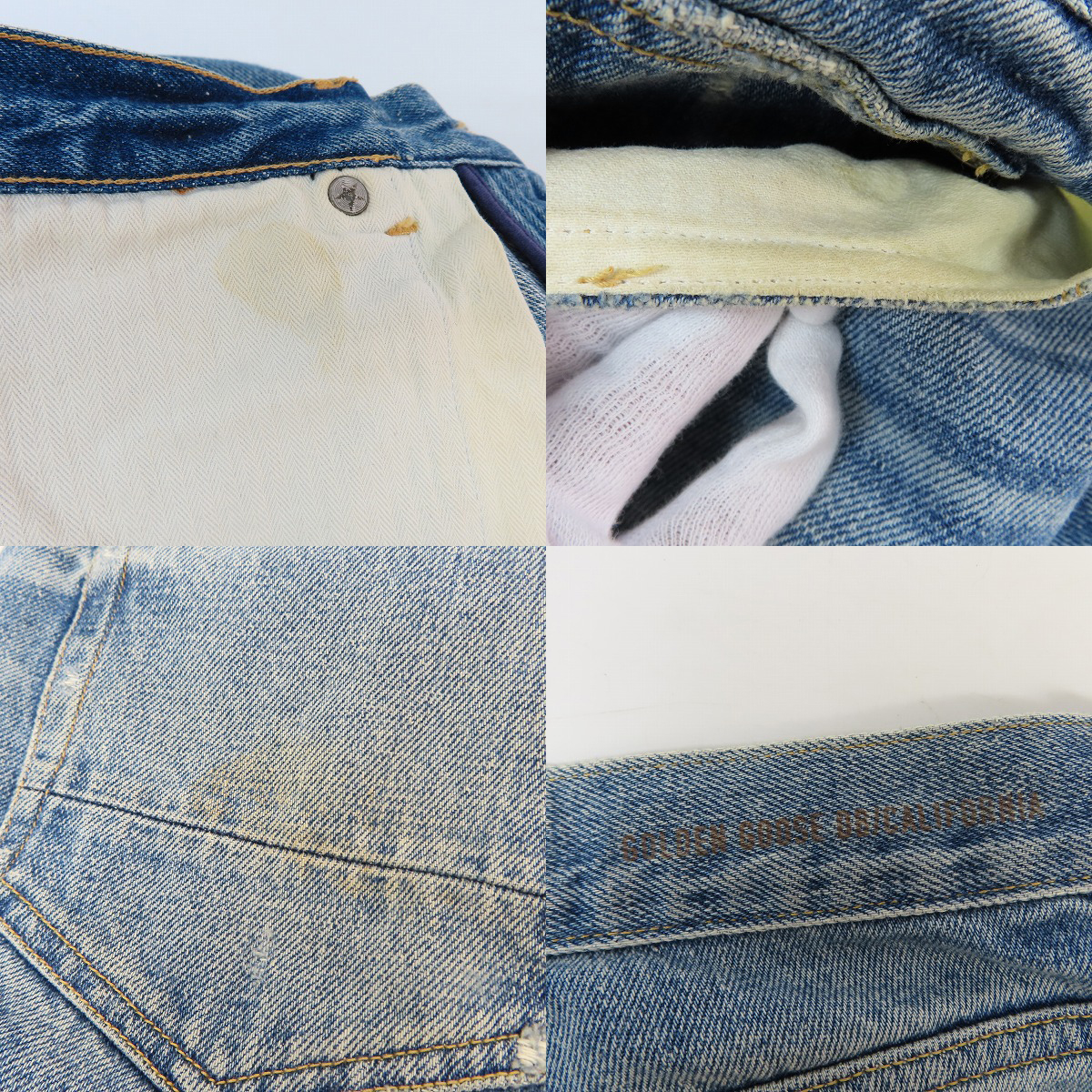 実際に弊社で買取させて頂いたGOLDEN GOOSE DELUXE BRAND/ゴールデングースデラックスブランド ストレートデニムパンツ/31の画像 7枚目
