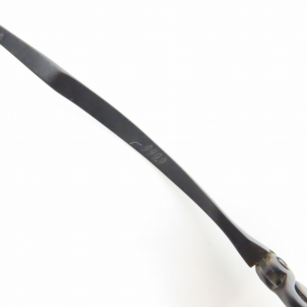 実際に弊社で買取させて頂いた999.9/フォーナインズ 度入り 眼鏡 メガネフレーム アイウェア  ハーフリム S-207Tの画像 5枚目